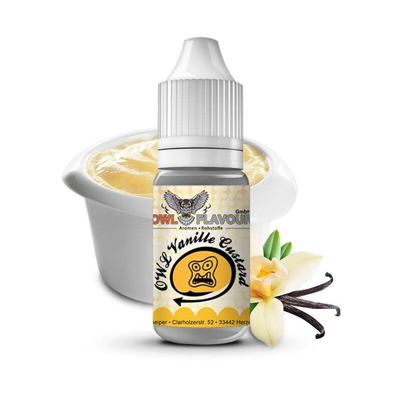 OWL Aroma Vanilla Custard Vanillepudding Geschmack 10 ml