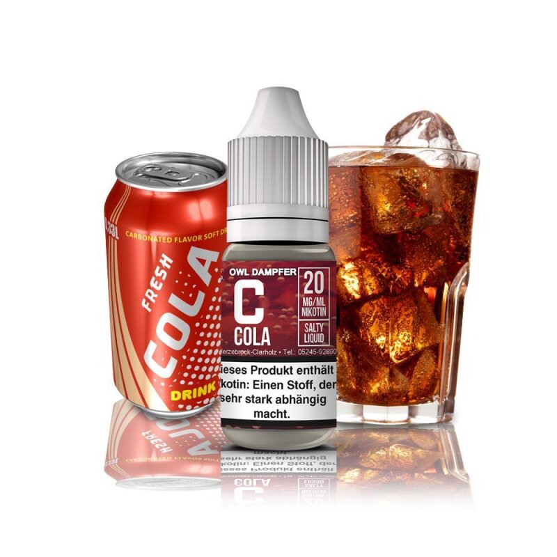 Owl - Nikotinsalz Liquid C - Cola mit Banderole 10 ml