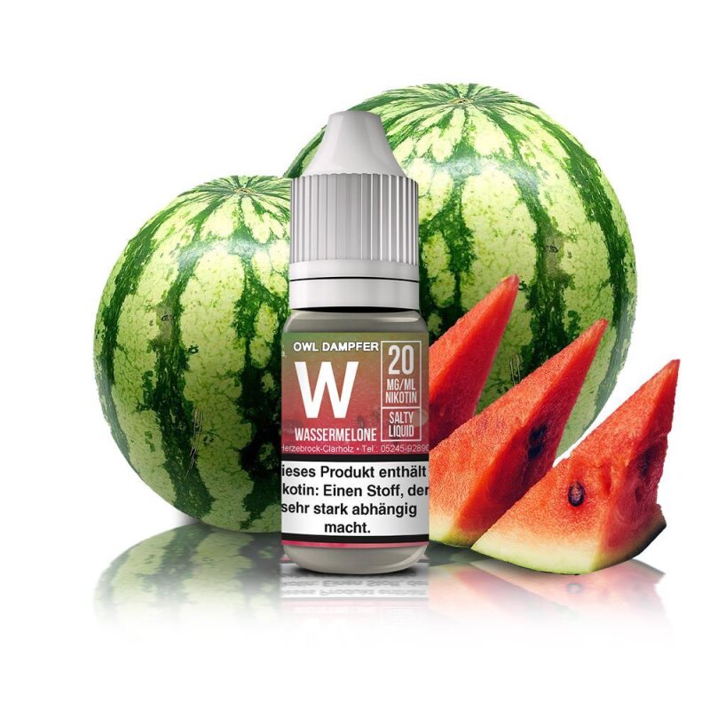 Owl - Nikotinsalz Liquid W - Wassermelone mit Banderole 10 ml
