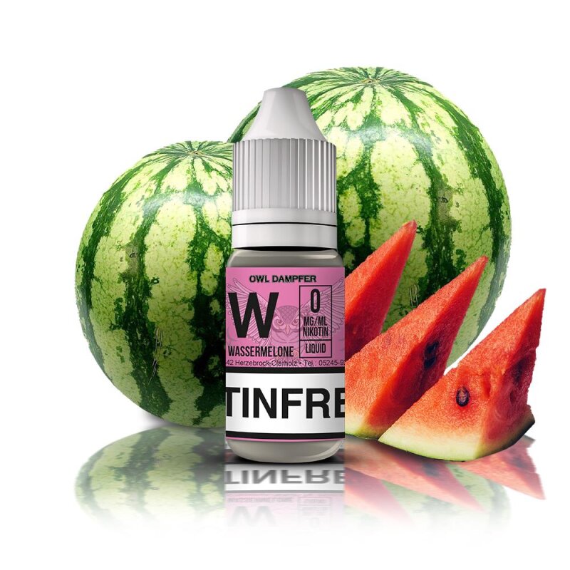 Owl - E-Liquid W - Wassermelone mit Banderole 10 ml