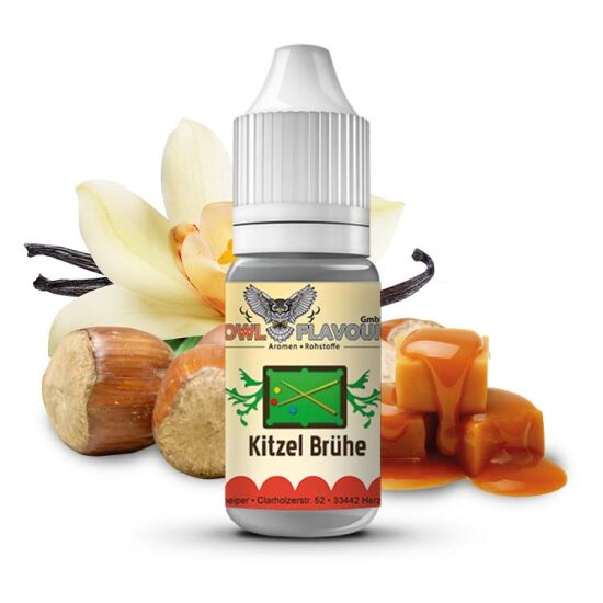 Vanille Karamell Nuss Aroma OWL Kitzelbr&uuml;he 10 ml