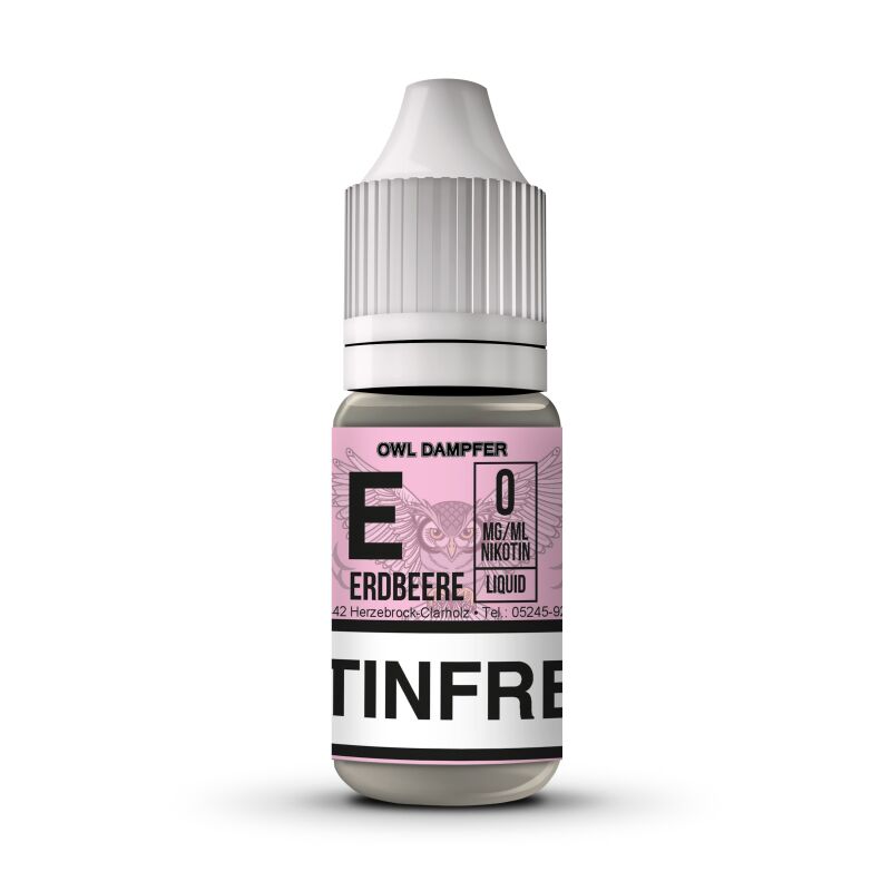 Owl - E-Liquid E - Erdbeer 6 mg  10 ml