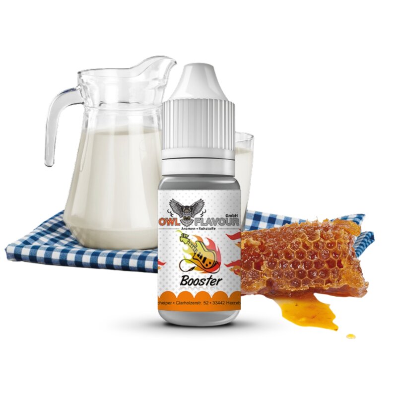 OWL Aroma Booster Milch Honig Geschmack mit Banderole