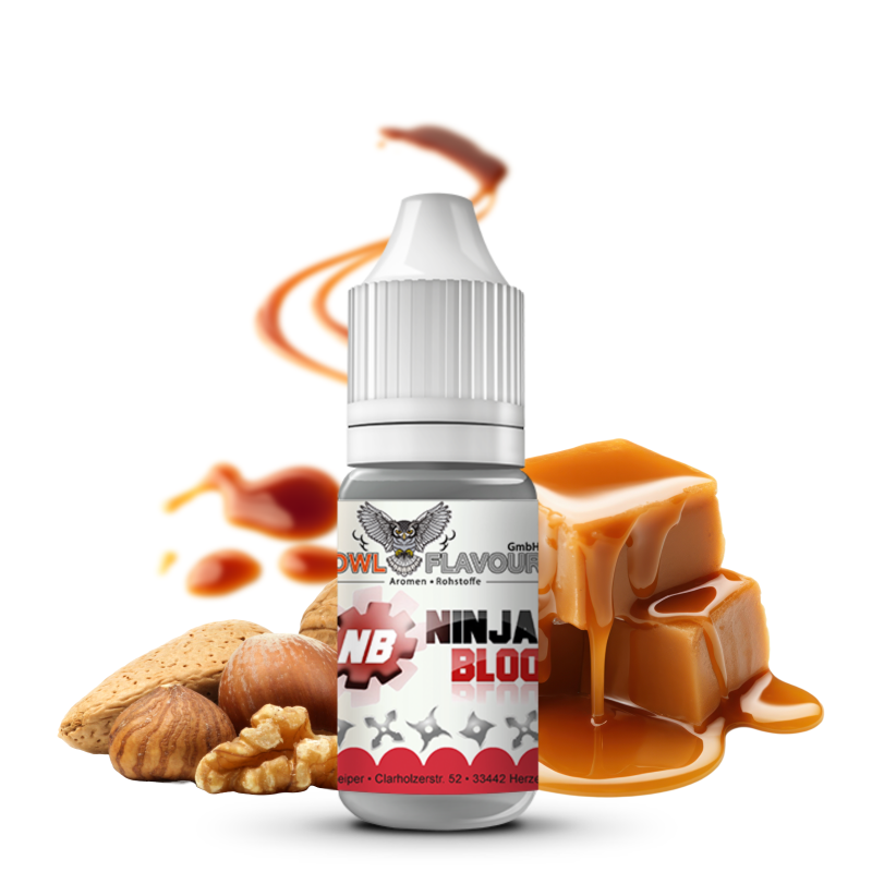 Aroma Nuss Karamell - OWL Ninja Bloop 10 ml