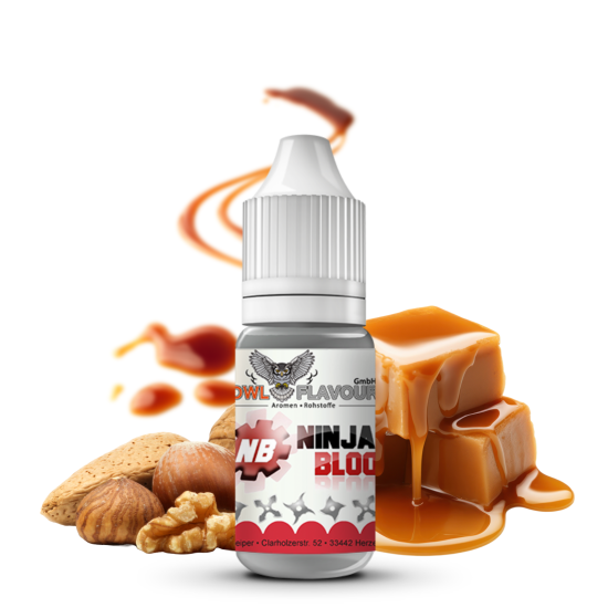 Aroma Nuss Karamell - OWL Ninja Bloop 10 ml