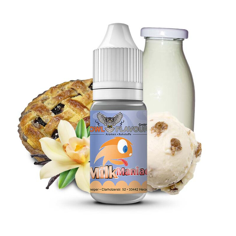 Obstkuchen Vanillemilch Aroma OWL Milk Maniac