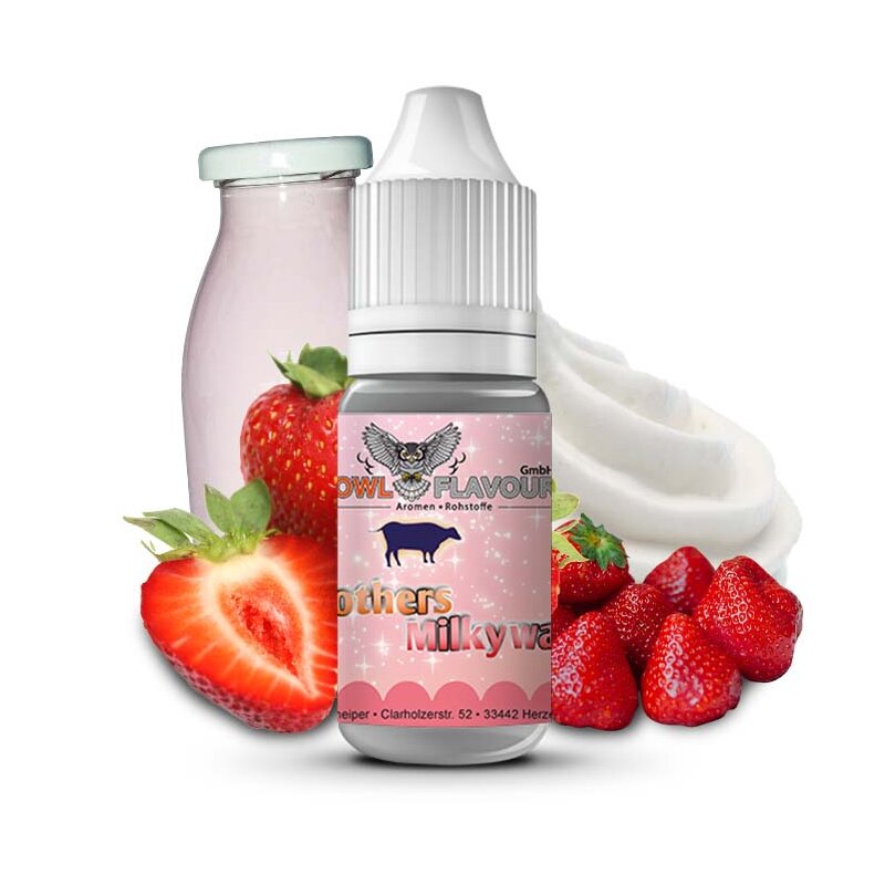 OWL Aroma Mothers Milk 86 Erdbeermilchshake Geschmack mit Banderole