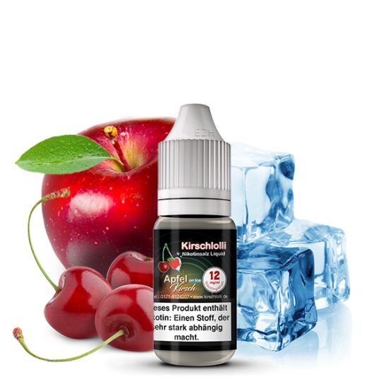 Liquid Apfel Kirsche Ice Aroma - Kirschlolli 10 ml