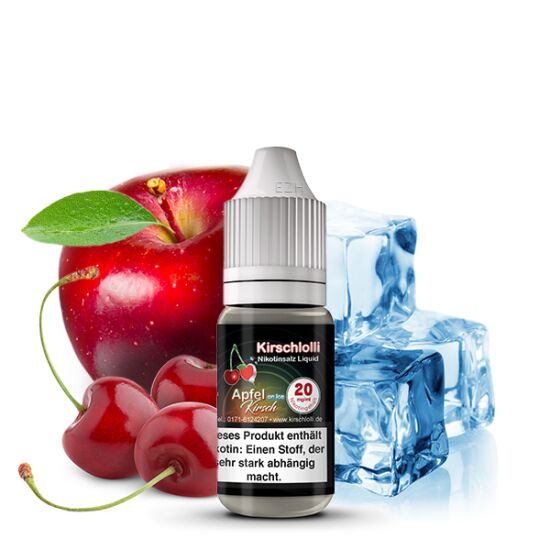 Liquid Apfel Kirsch on Ice Aroma - Kirschlolli 20 mg 10 ml