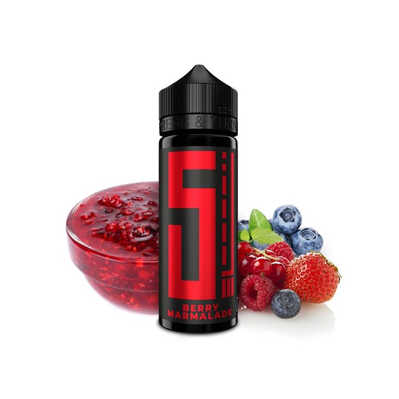 5EL Longfill Berry Marmalade Aroma 10 ml in 120 ml Flasche