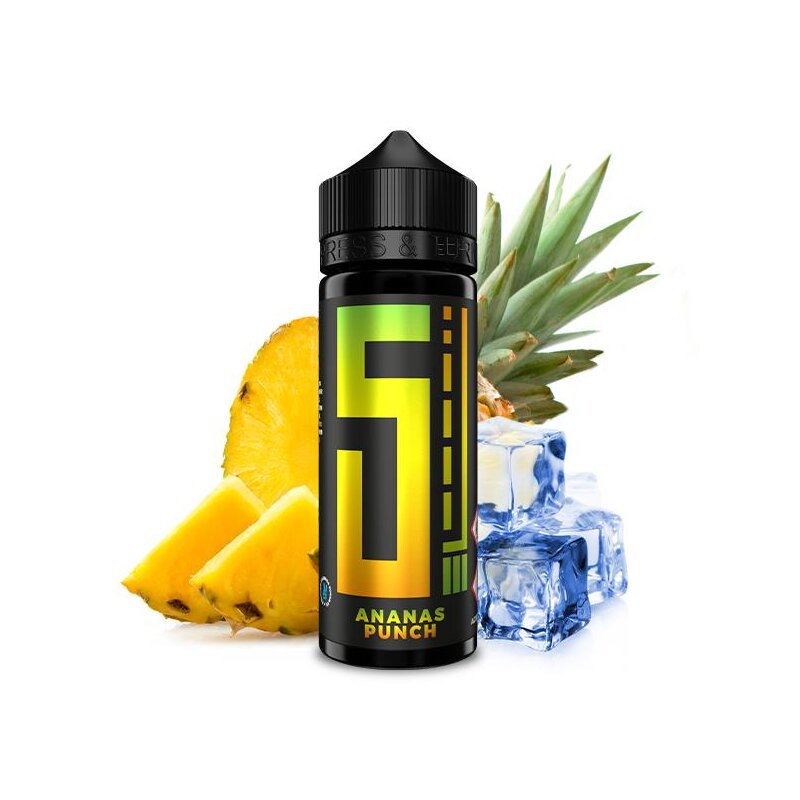5EL Longfill Ananas Punch 10 ml in 120 ml Flasche
