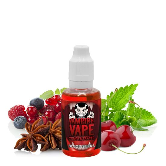 Aroma Kirsche Beeren Anis Menthol - Vampire Vape Blood...