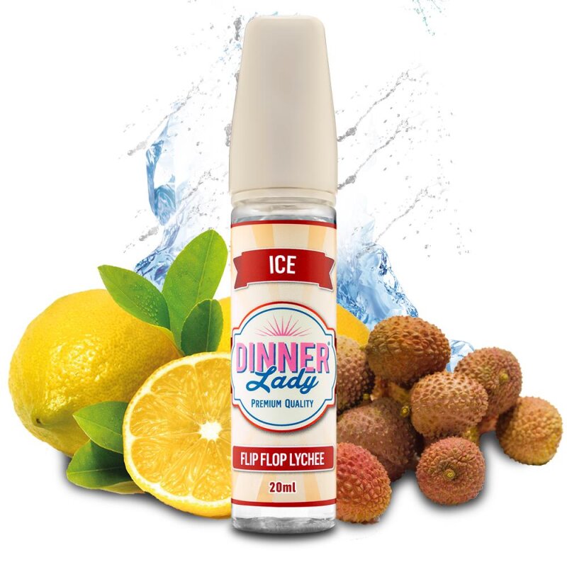 Dinner Lady Aroma - Flip Flop Lychee ICE Longfill 20ml mit Banderole