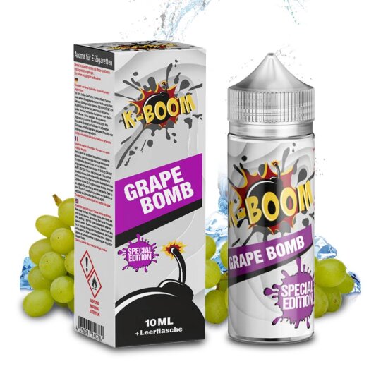 K-Boom - Grape Bomb Aroma 10ml Bottle in Bottle