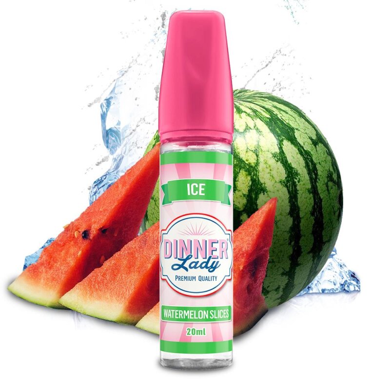Dinner Lady Aroma - Watermelon Slices ICE Longfill 20ml mit Banderole