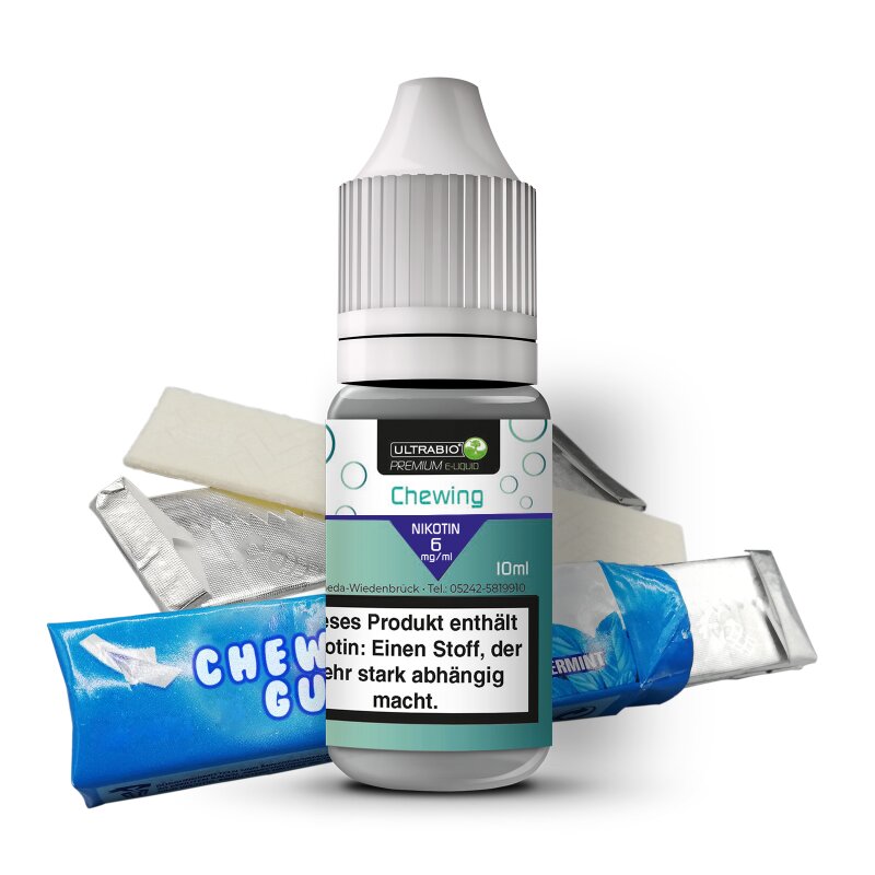 Ultrabio® E-Liquid Chewing 10 ml 6 mg Nikotin