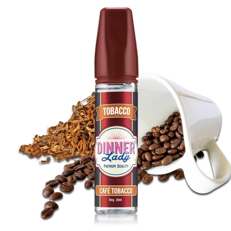 Dinner Lady Aroma - Cafe Tobacco Longfill 20ml mit Banderole