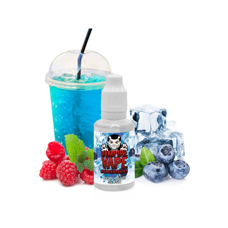 Vampire Vape - Cool Blue Slush 30 ml Aroma mit Banderole