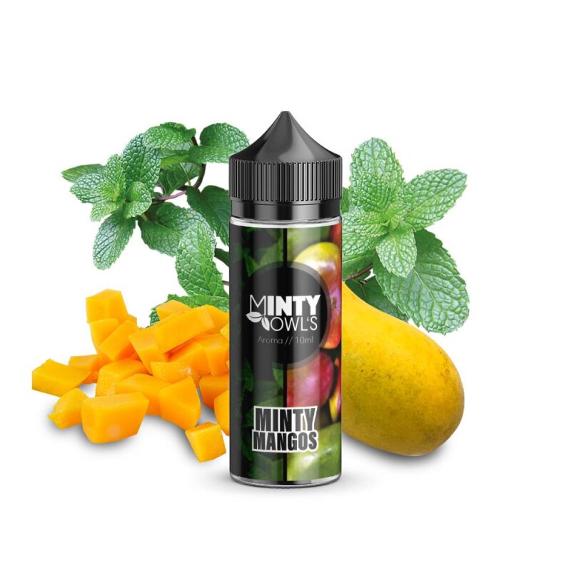 Minty OWL´s - Minty Mangos 10 ml Aroma mit Banderole