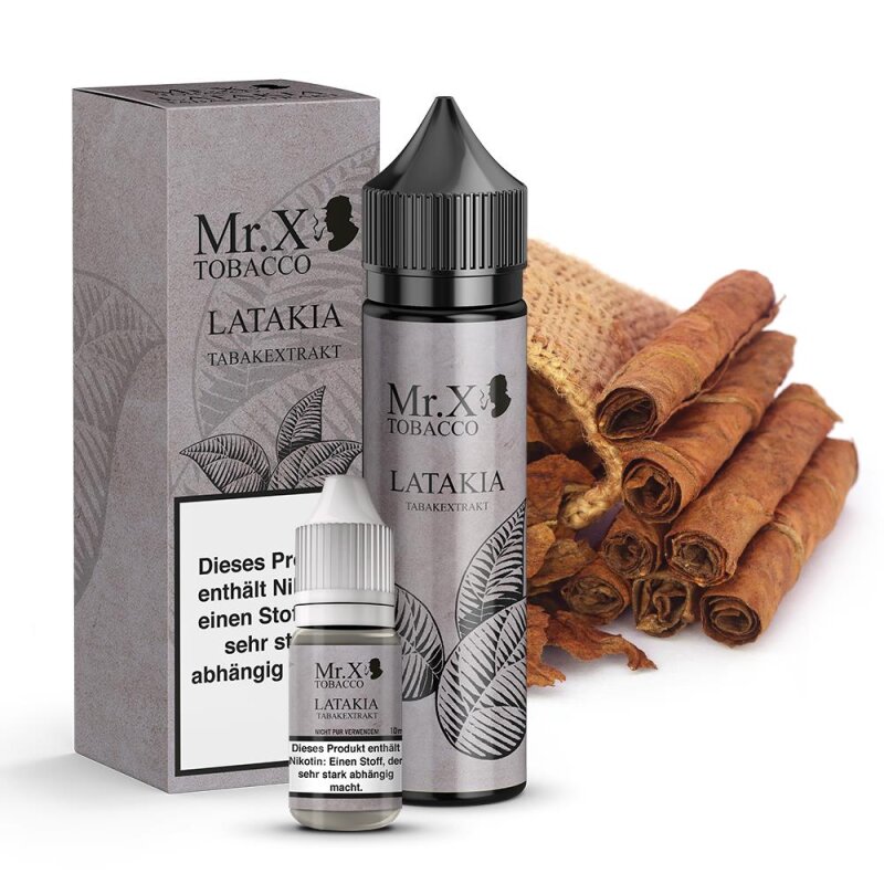 Mr. X Tobacco L 10 ml Aroma + Flasche entwertet mit Banderole