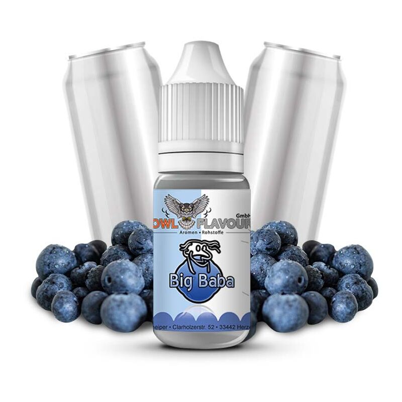 OWL Aroma Big Baba Energydrink Blaubeer Geschmack 10 ml