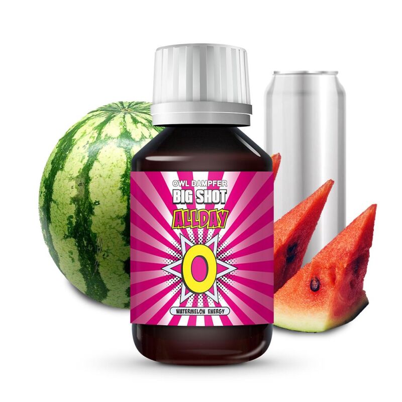 Aroma Wassermelone Frische - Big Shot Allday O 50 ml in 500 ml Flasche
