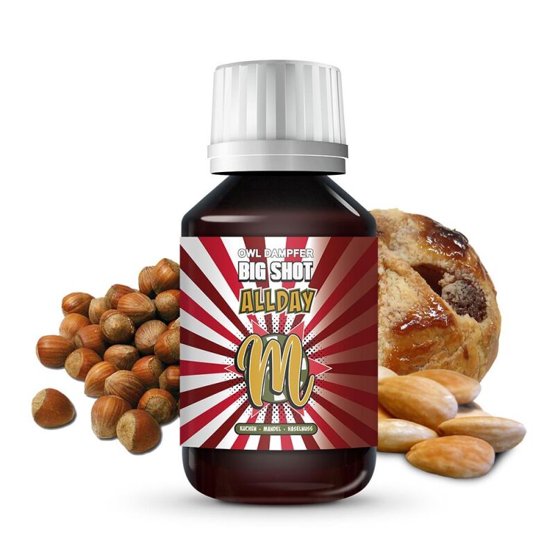 Mandelkuchen 50 ml Aroma in 500 ml Flasche Big Shot Allday M