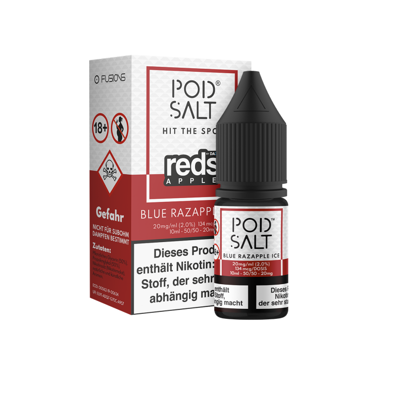 Pod Salt Fusion - Blue Razapple Ice 20mg Nikotinsalzliquid