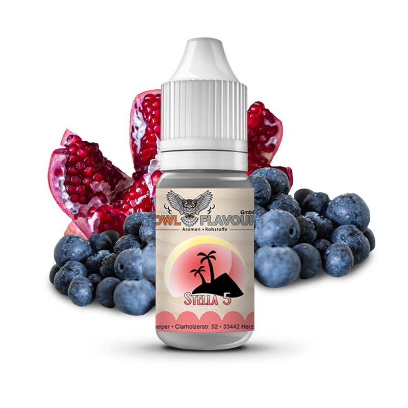 OWL Aroma Stella 5 Heidelbeer Granatapfel Geschmack