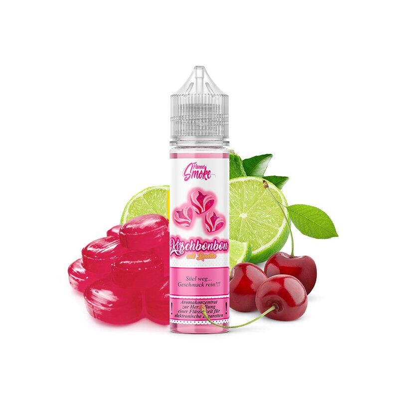 Flavour Smoke - Kirschbonbon Limette Aroma 20ml mit Banderole