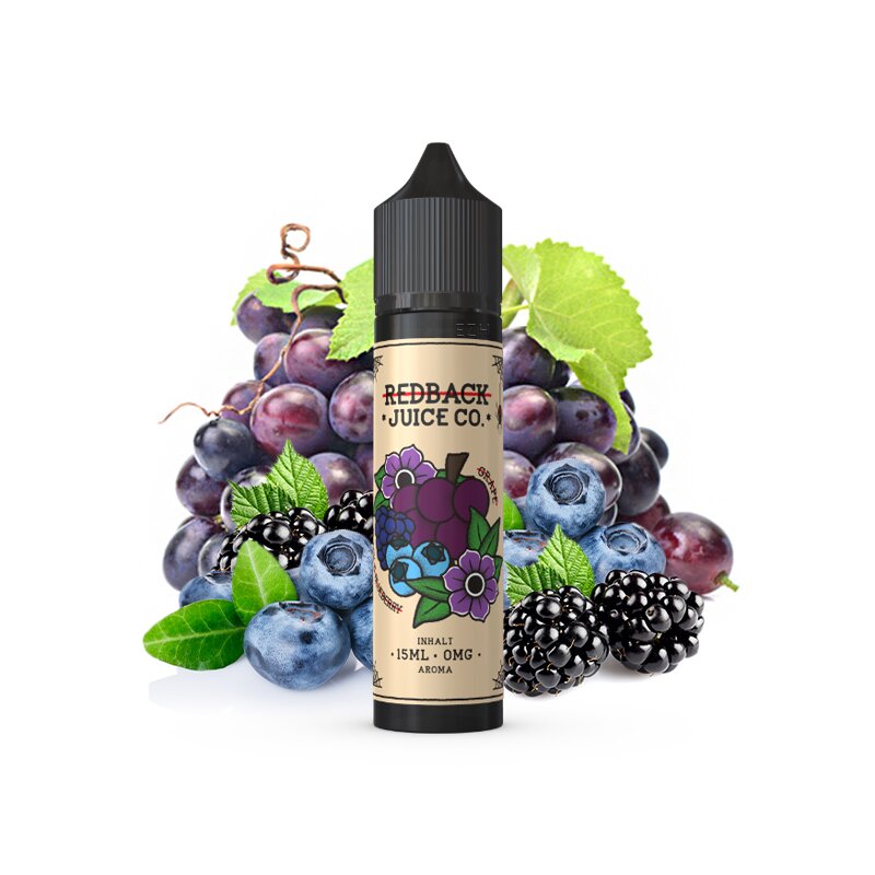 Redback Juice Co. - Grape, Black & Blueberry Aroma 15ml