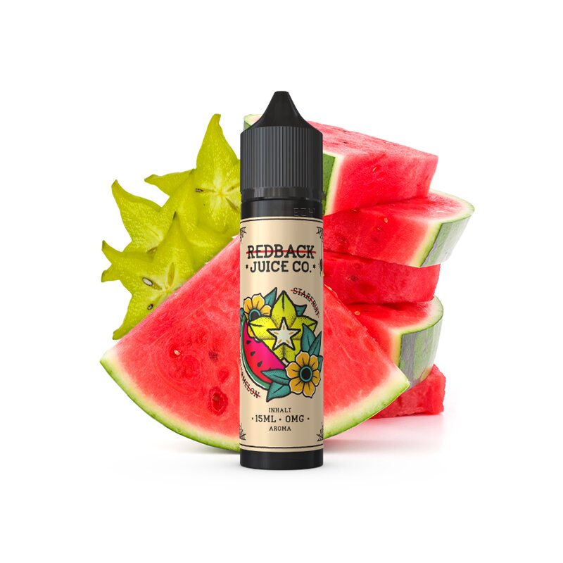 Redback Juice Co. - Starfruit Watermelon Aroma 14ml mit Banderole