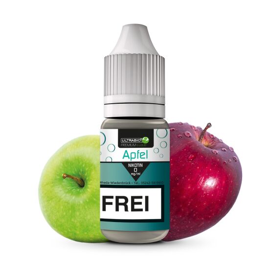 Apfel Nikotinliquid - ULTRABIO 10 ml
