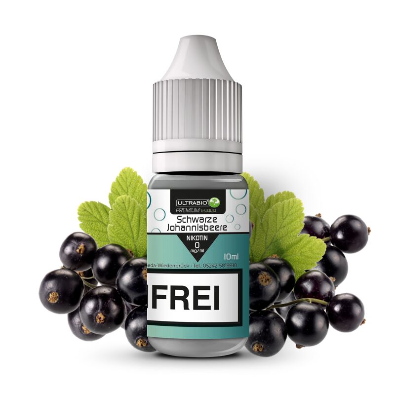 Ultrabio E-Liquid Schwarze Johannisbeere Liquid 10 ml 0 mg Nikotin