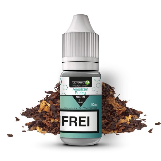 Ultrabio E-Liquid American Burley 10 ml 0 mg Nikotin