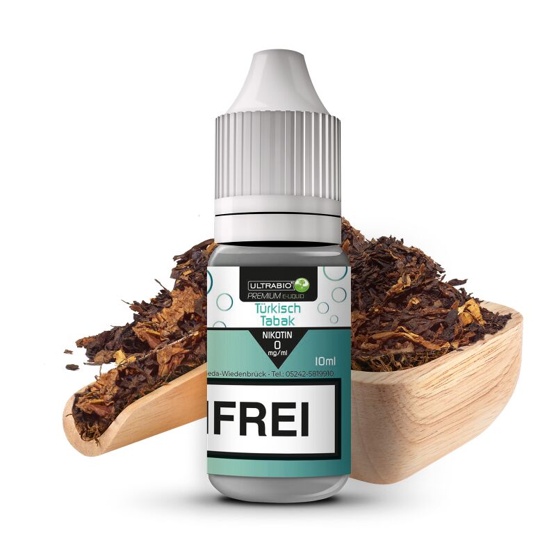 Ultrabio - E-Liquid Türkisch Tabak 10 ml 0 mg Nikotin