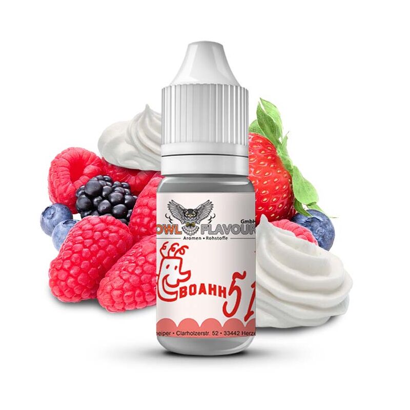 OWL Aroma Boah 51 Beeren Sahne Geschmack 100 ml
