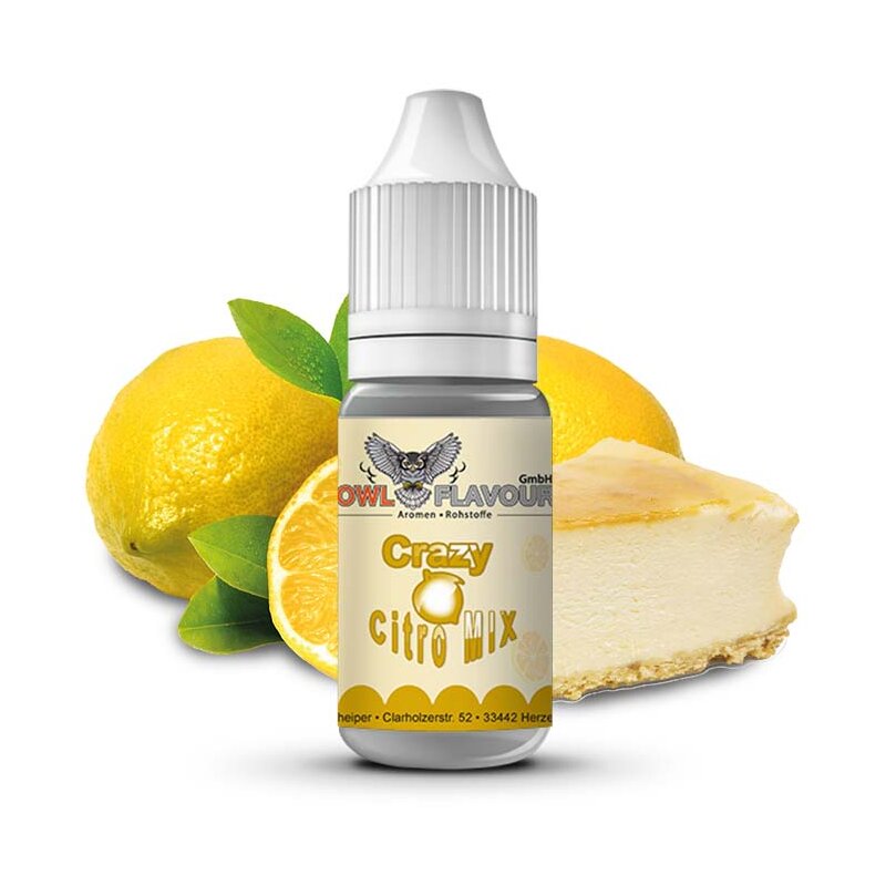 OWL Aroma Crazy Citro Mix Zitronenschnitte Geschmack mit Banderole