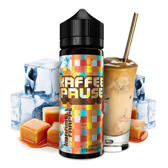 Kaffeepause by Steamshots - Karamell Frappe Ice Aroma...