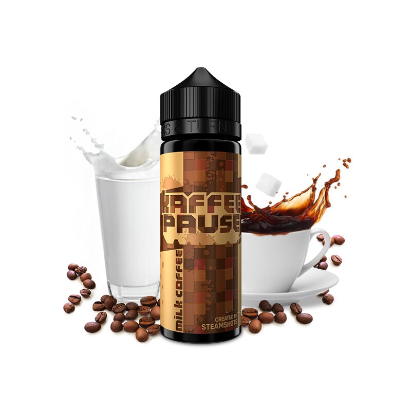 Kaffeepause by Steamshots - Milk Coffee Aroma 20ml mit Banderole