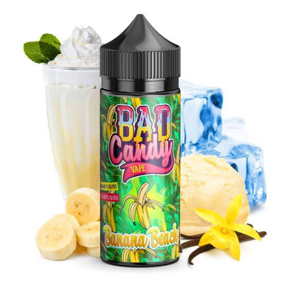 Aroma Vanilleeis Banane Longfill - Bad Candy Banana Beach...