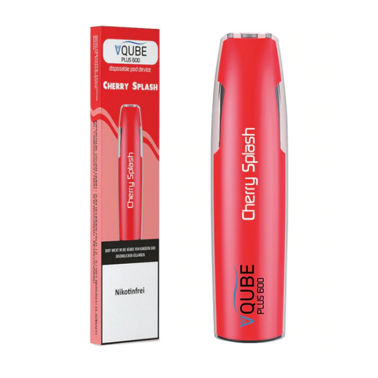 VQUBE plus600 Einweg E-Zigarette - Cherry Splash