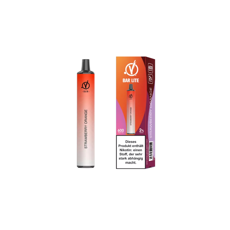 Linvo Bar Lite Einweg E-Zigarette Strawberry Orange