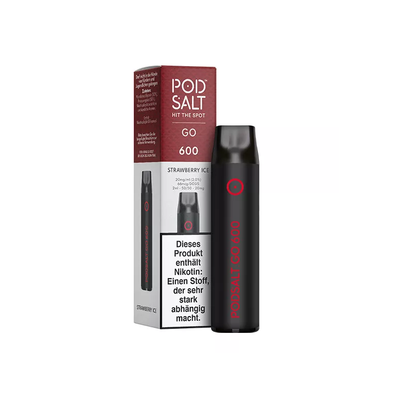 Pod Salt Go 600 - Strawberry Ice 20mg