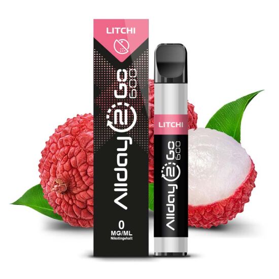 Allday2Go Einweg E-Zigarette Litchi Nikotinsalz