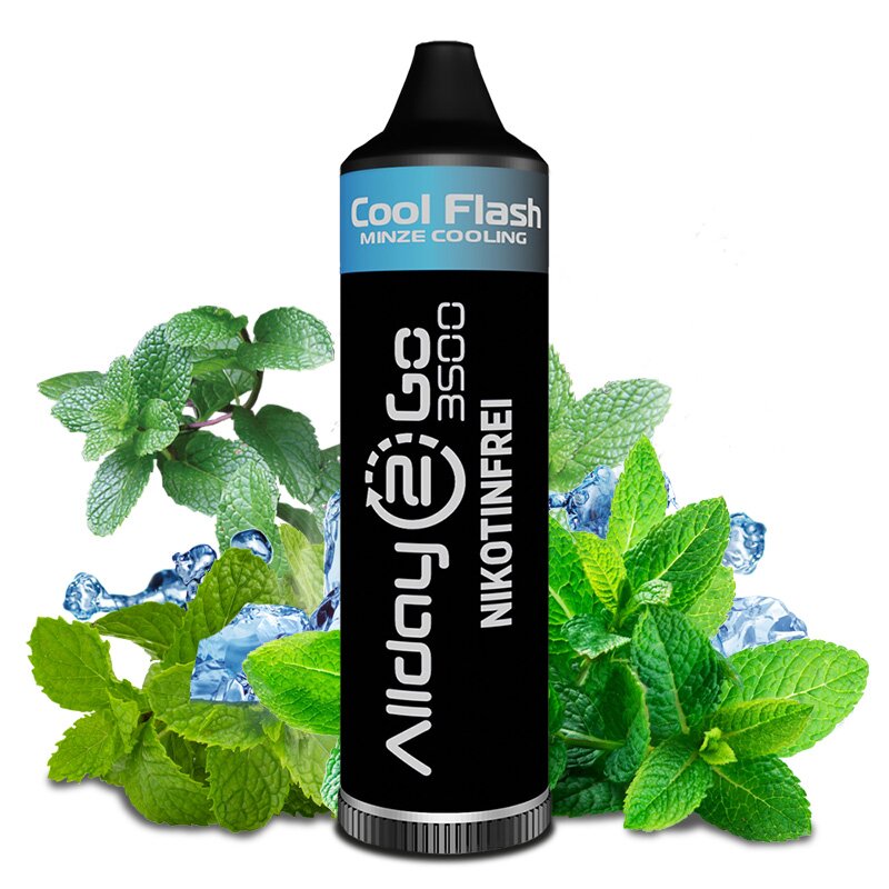 Allday 2 Go by ULTRAPOD 3500 Cool Flash Nikotingehalt 0 mg/ml mit Banderole