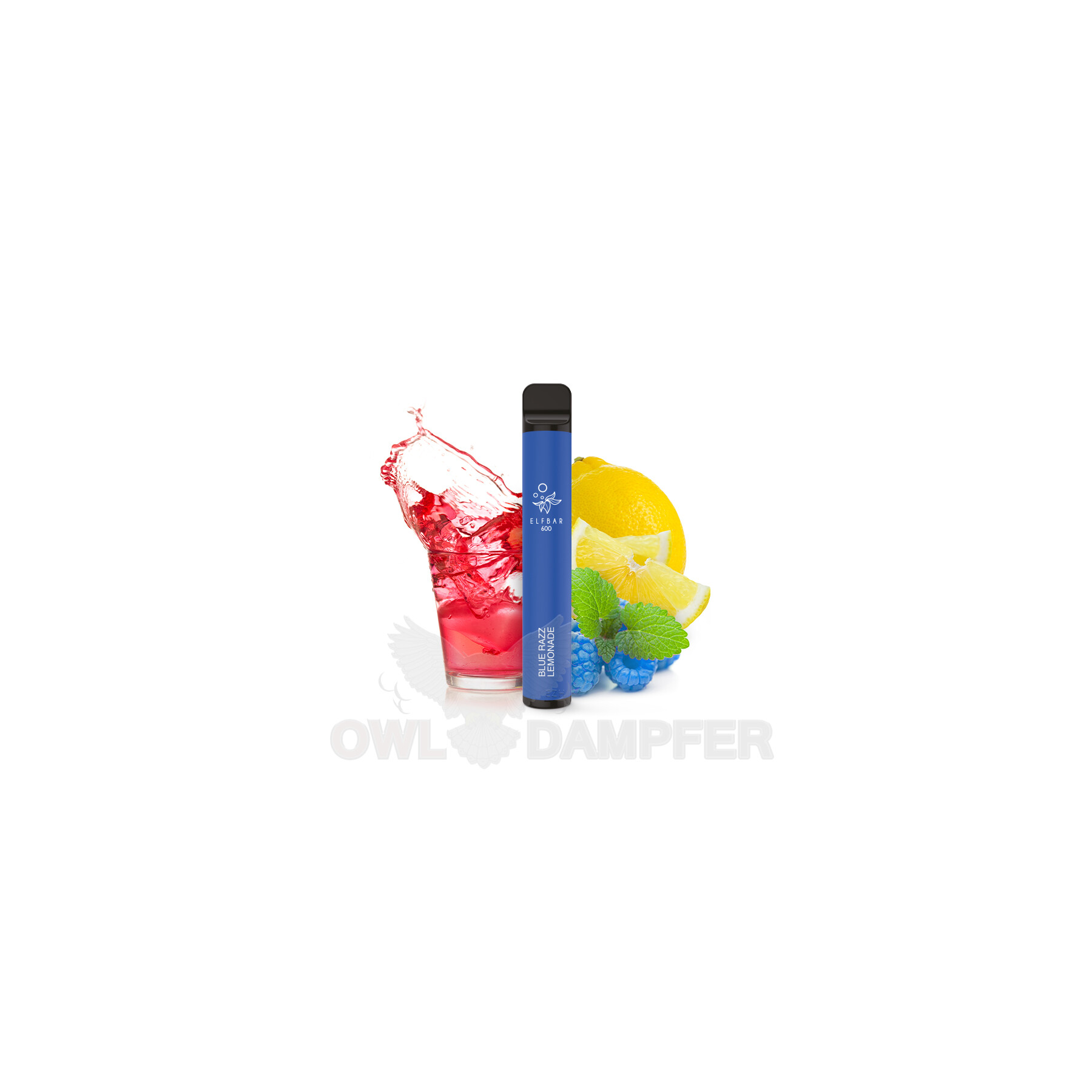 elfbar 600 blue razz lemonade ELFBAR 600 Blue Razz Lemonade main image 1