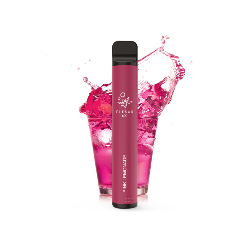 Elfbar 600 Pink Lemonade Einweg E-Zigarette 0 mg nikotinfrei