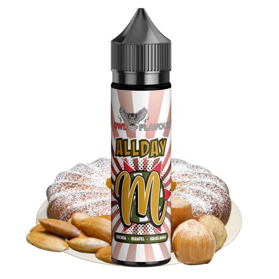 Aroma Mandel Nusskuchen Longfill OWL Allday M