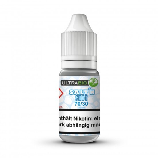 Ultrabio Nikotinsalz Shot 70VG/30PG 10 ml 20 mg mit...